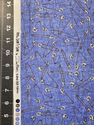 Mrs. Sew & Sew RJR Dan Morris Cotton Fabric 1/2 Yard (18 By 44 ) New