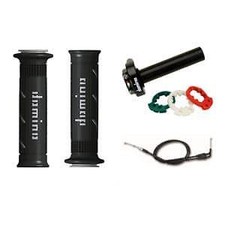 BMW S1000RR Domino XM2 Quick Action Throttle With Black / Grey Grips