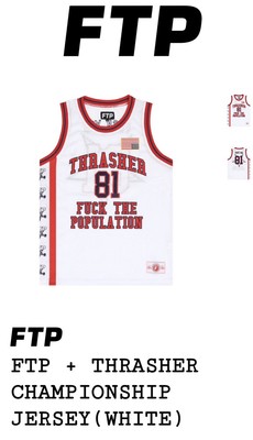 Dc Shoes Thrasher Jersey Thrasher Tank Top Mens FTP X Thrasher
