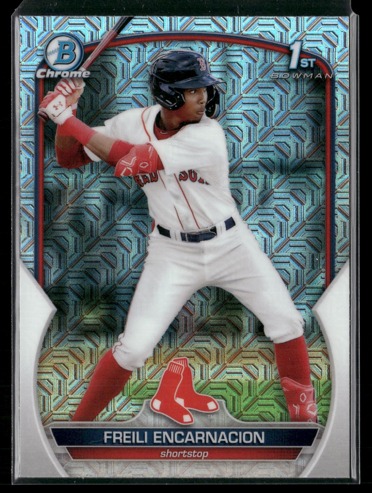 2023 Bowman #BCP-117 Freili Encarnacion Chrome Prospects Mojo Refractors
