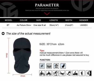 2 CONFEZIONI Maschera Balaclava Sci Full Face Antivento Pile - Foto 7