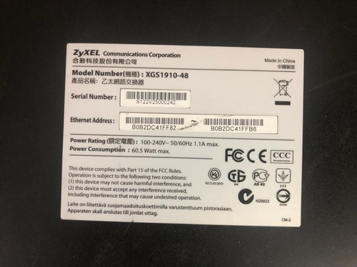 Commutateur Gigabit 48 ports Zyxel XGS1910-48 avec support avec 8 emplacements SFP + TVA incluse - Photo 4/7
