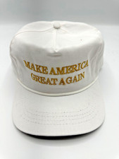 Official Make America Great Again Trump Cali Fame White Snapback Hat Cap