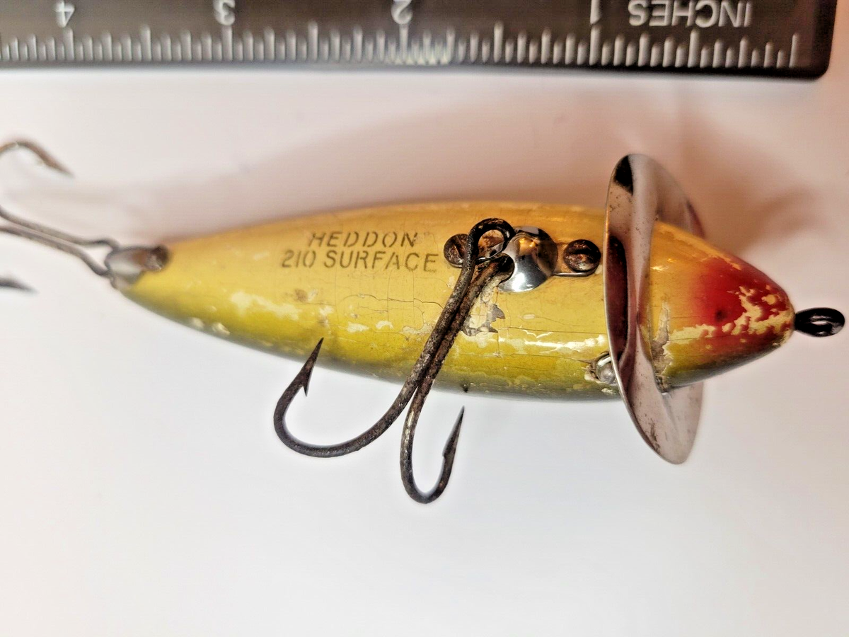 オールドHEDDON 210 vintage Heddon 210 surface lure, GE, C. 1938-45 | eBay