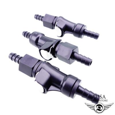 3x 8mm Benzinschlauch Kupplung Schnellverschluss für Roller Motorrard ATV Quad
