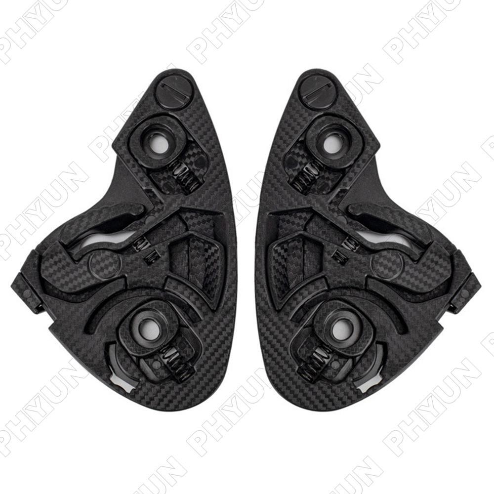 2pcs Motorcycle Helmet Visor Lock Base For Z7 X14 CWR1 Xspirit