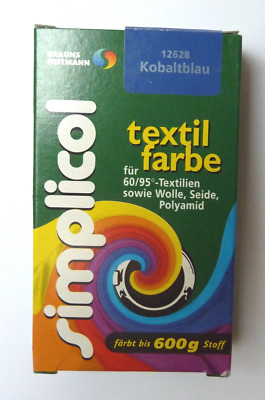   RESTPOSTEN Simplicol Textilfarbe 25g KOBALTBLAU von Brauns-Heitmann  
