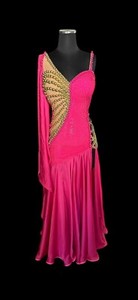 american smooth dress competition by Le Femme Couture Pre Owed