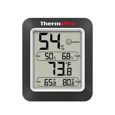 3×TP50 ThermoPro Digital Room Thermometer Hygrometer Indoor Temp Humidity Gauge