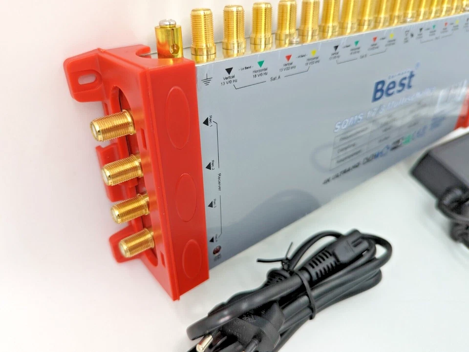 BEST Multiswitch Multischalter 17/8  DIGITAL HD 4K, 8 Teilnehmer, UltraHD 3D NEU - Bild 2 von 4