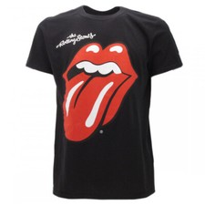 T-Shirt Officielle The Rolling Stones Imprimé Langue Rock Original 0911