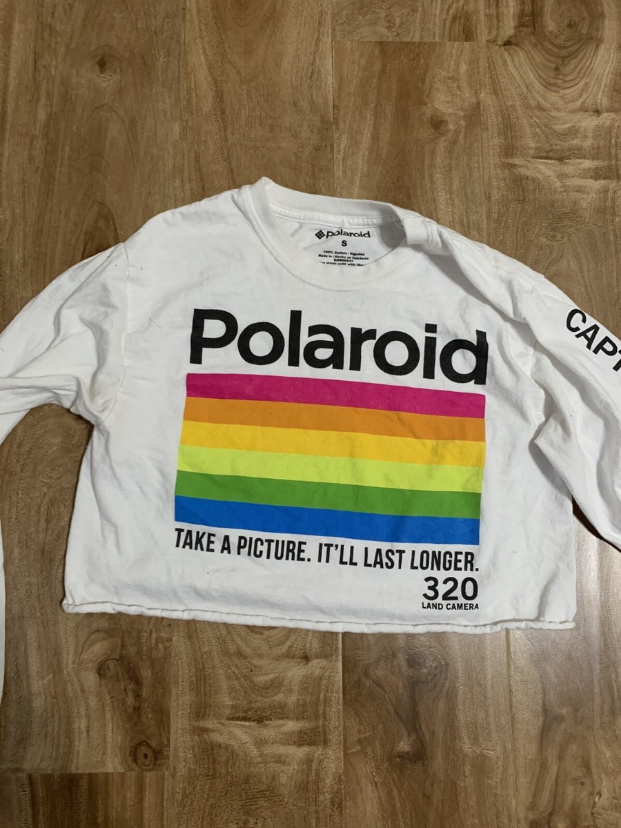 polaroid crop top long sleeve