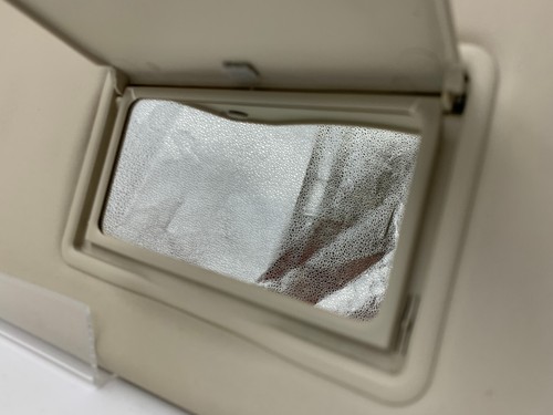 2013-2015 Land Rover LR2 Passenger Sun Visor Sunvisor Gray Illuminated E01B53024 - Picture 5 of 7