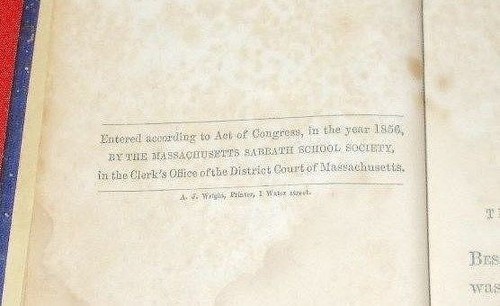 "Bessie Wilson The Benevolent Christian" *1856* 1st Edition HC - Picture 5 of 7