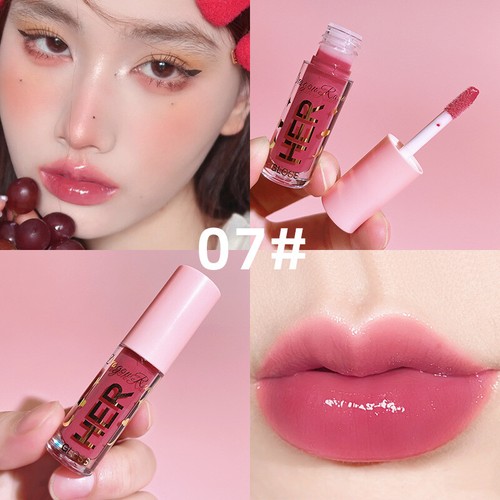 Brillo de labios de gelatina espejo de larga duración esmalte de labios hidratante lápiz labial líquido - Imagen 15 de 25