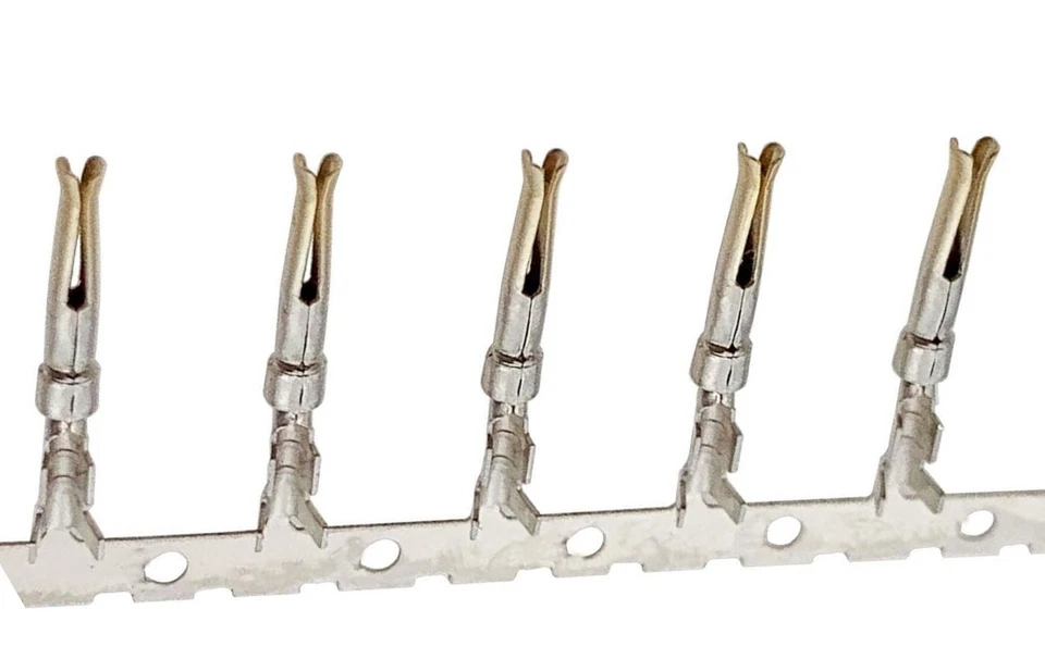 500 Pack Female Crimp Pins For D-Sub Connector Socket Plug Gold Pin Assembly - Image 2 of 2