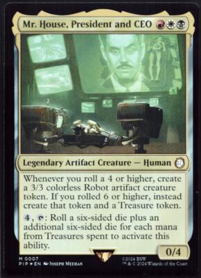 Mr. House, President and CEO - 7 Foil MTG Fallout
