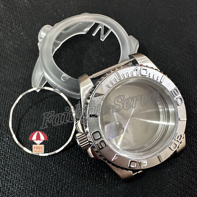 Nh35 Case ROUREOX 42MM Saphir-Edelstahl Uhrengehäuse, NH35/NH36 Bewegung Casio Sapphire