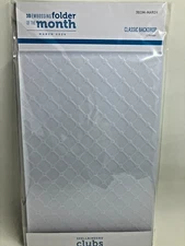 SPELLBINDERS  3-D EMBOSSING FOLDER OF THE MONTH- MARCH 2024 "CLASSIC BACKDROP"