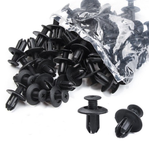 120 Pcs Plastic Rivet Fastener Fender Bumper Push In Fit cars/trucks/caravans - Picture 2 of 8