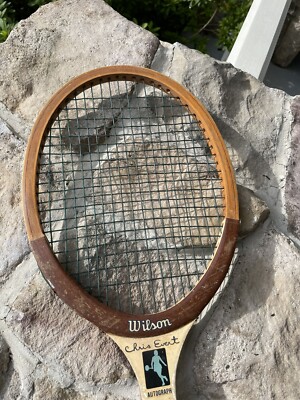 Raquette De Tennis Vintage Wilson Chris Evert Pro Staff, Bois, Made In USA