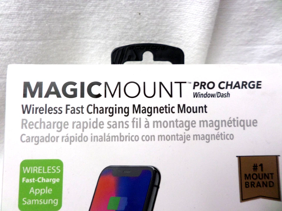 Nuevo Scosche MagicMount Pro Carga Inalámbrica Carga Rápida Qi Montaje Coche - Nuevo Foto 2 de 4