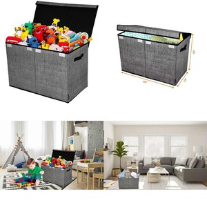 toy chest with bins