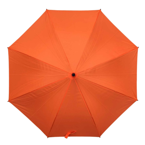 Willow Tree Classic Auto Open Orange Rain Umbrella - Picture 3 of 4