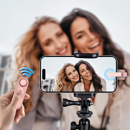 RF Remote Control Page Turner Phone Camera Video Record Remote for Kindle(Pink) - Afbeelding 3 van 7