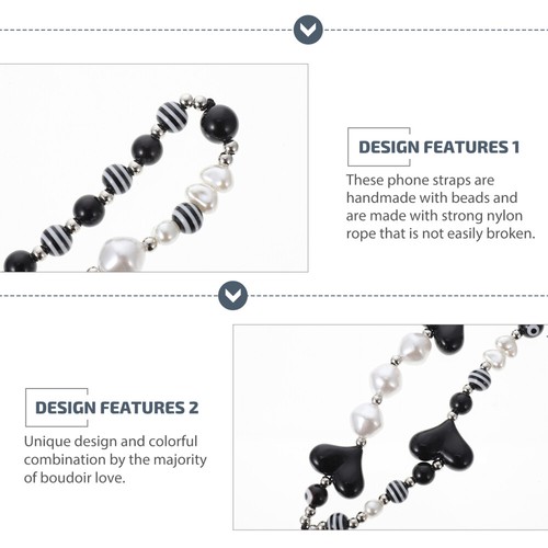 Anti- Lost Camera Chain Acrylic Beads Strap Bead Phone Charm - 第 8/12 張圖片