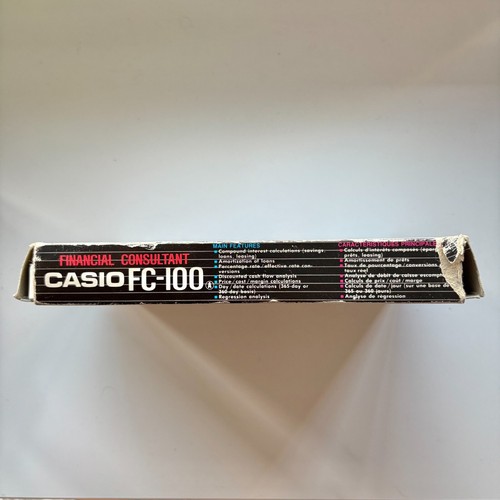 CASIO - Calculatrice vintage Casio FC-100 Financial Consultant Financière Japan - Photo 13/17