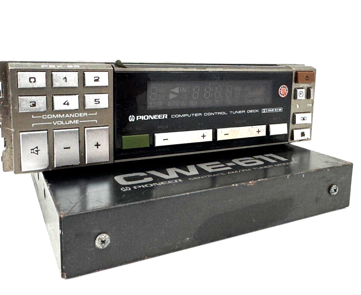 Pioneer FEX-95 Stereo + CWE-611 Centrate Car Audio System - RARE
