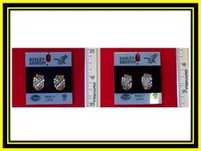Harley Davidson Earrings "Roses/Leaf Design"(2)Variations-H123G/S-PE
