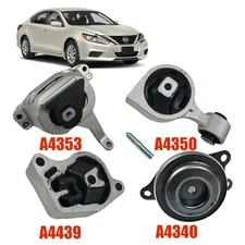4pcs Engine Motor & Transmission Mount for 2007-2016 Nissan Altima l4 2.5L AUTO