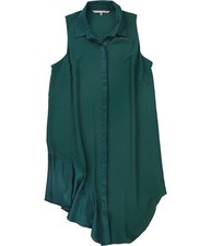 Rachel Roy Womens Crepe Shirt Dress