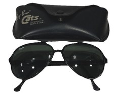 Occhiali da sole vintage Ray-Ban Cats 5000 neri B&L Bausch & Lomb sfumati W1487 nylon