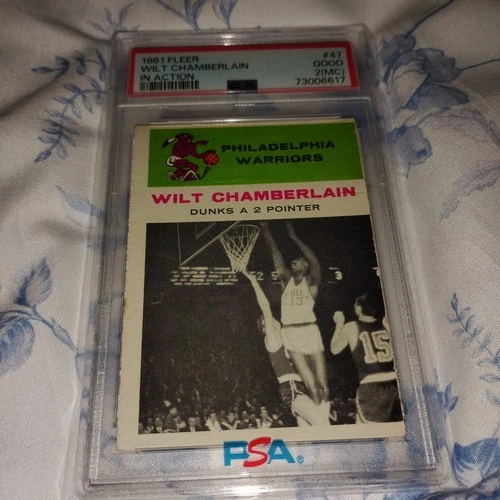 1961 Fleer Wilt Chamberlain #47 Rc PSA 2