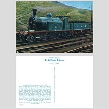 Vintage Postcard - Caledonian Railway Locomotive No. 123 Steam Train UNPOSTED