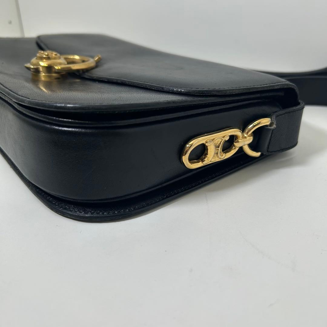 CELINE Phoebe Philo Era Triomphe Leather Shoulder Bag Authentic — image 4