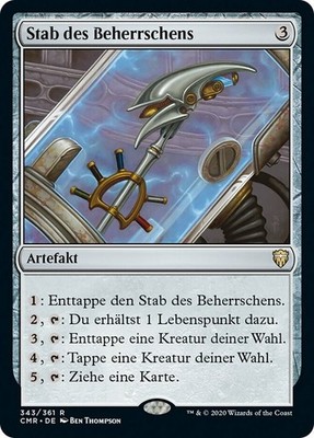 Stab des Beherrschens / Staff of Dominion  - COMMANDER LEGENDS -  deutsch (nm +)