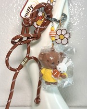 New 100 Original Genuine Miffy Boris Keychain Charm with Paracord Strap