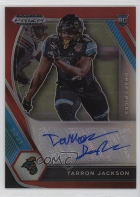 2021 Panini Prizm Draft Picks Red 98/199 Tarron Jackson #DPA-TJA Auto 2u3