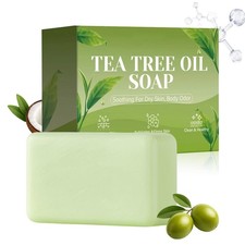 Teebaumseife mit Teebaumöl, Kokosnussöl und...