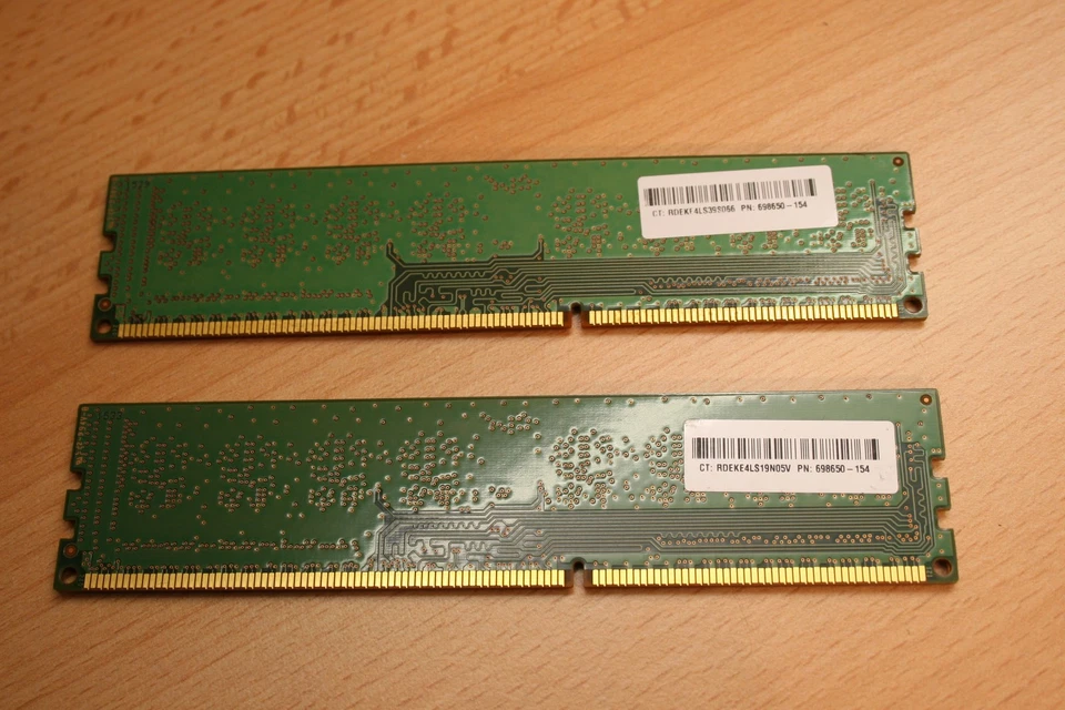 2x DDR3L DIMM RAM Desktop Arbeitsspeicher / Gebraucht - Bild 3 von 3
