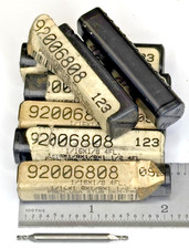 1/16" - 4 FLUTE, STUB, DE, CARBIDE END MILL - .125 LOC x 1.500 AOL 6 pc lot