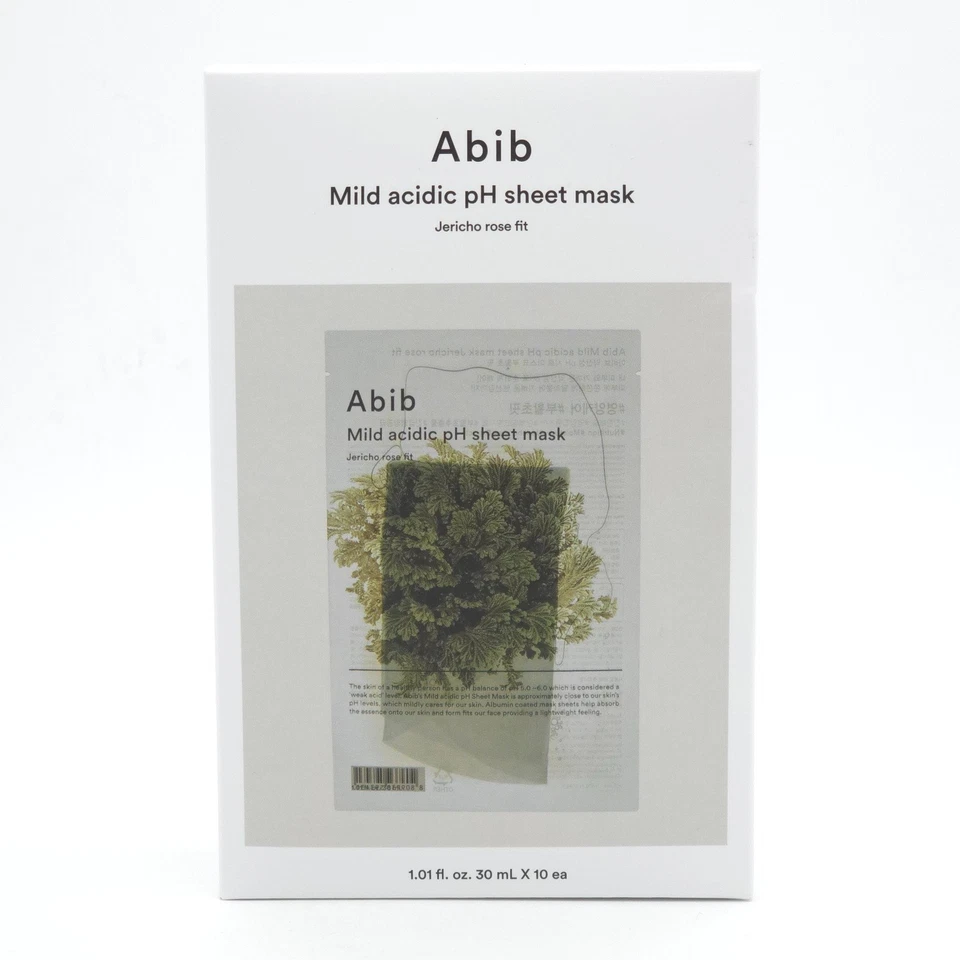 Abib Mild Acidic pH Sheet Mask Jericho Rose Fit 30ml x 10ea Moisture K-Beauty - Image 4 of 4