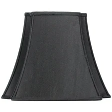 9x16x13 Black with Gold Liner Lampshade Black