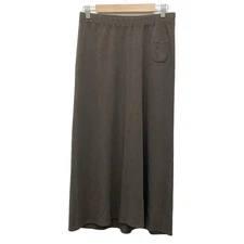 Auth JURGEN LEHL - Khaki [Outer material] wool, silk Women's Skirt