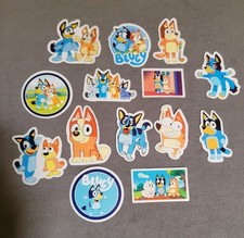 14 Pc. Stickers Cartoon BLUEY BINGO  FRIENDS