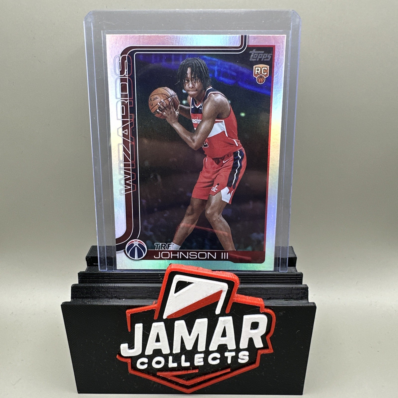 2025-26 Topps Basketball - Tre Johnson III Rainbow Foil #206 (RC)